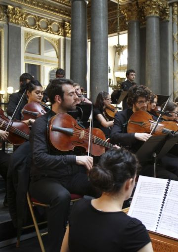 Académie de violon 2012 à Versailles avec le CMBV, direction Patrick Cohen Akenine et Sir Roger Norringhton